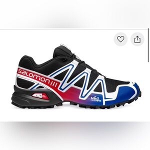 Salomon Speedcross 3 Adv Trail Shoes Black Surf The Web Goji Berry Mens